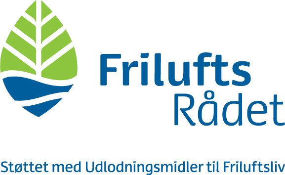 Friluftsrådet. Støttet med Udlodningsmidler til friluftsliv